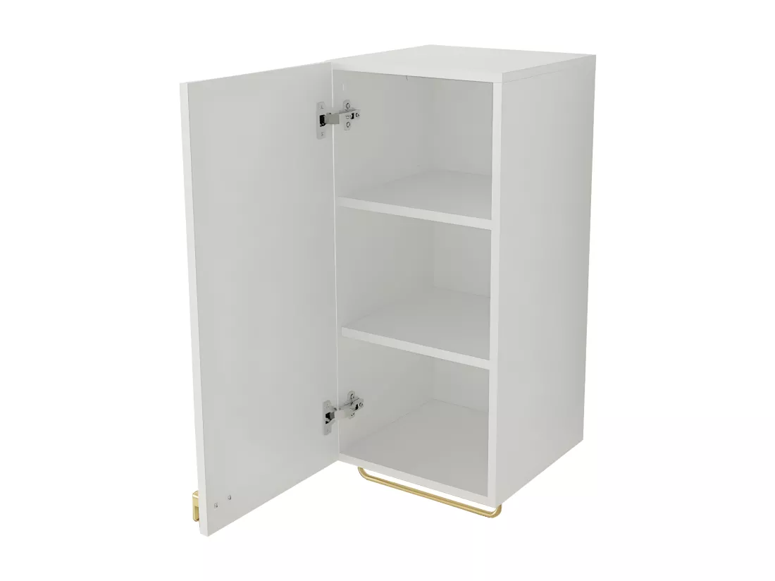 Armoire de toilette murale Orlvera 101, Noir, À suspendre, Le nombre de portes: 1, 73cm