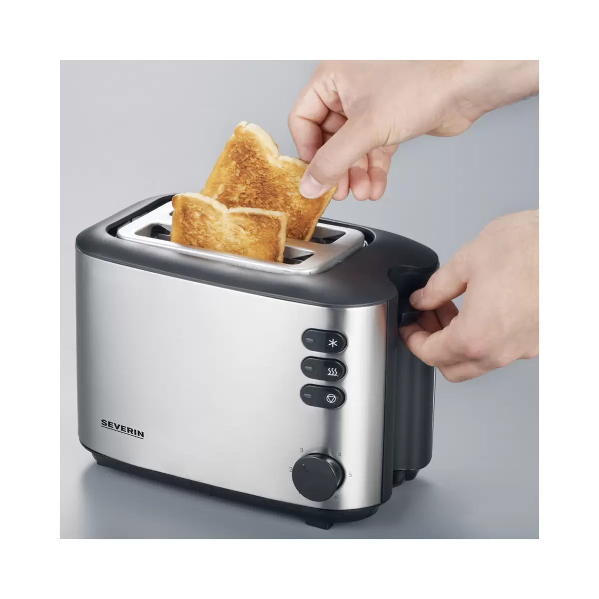 Automatik-Toaster Severin AT2514 Silber