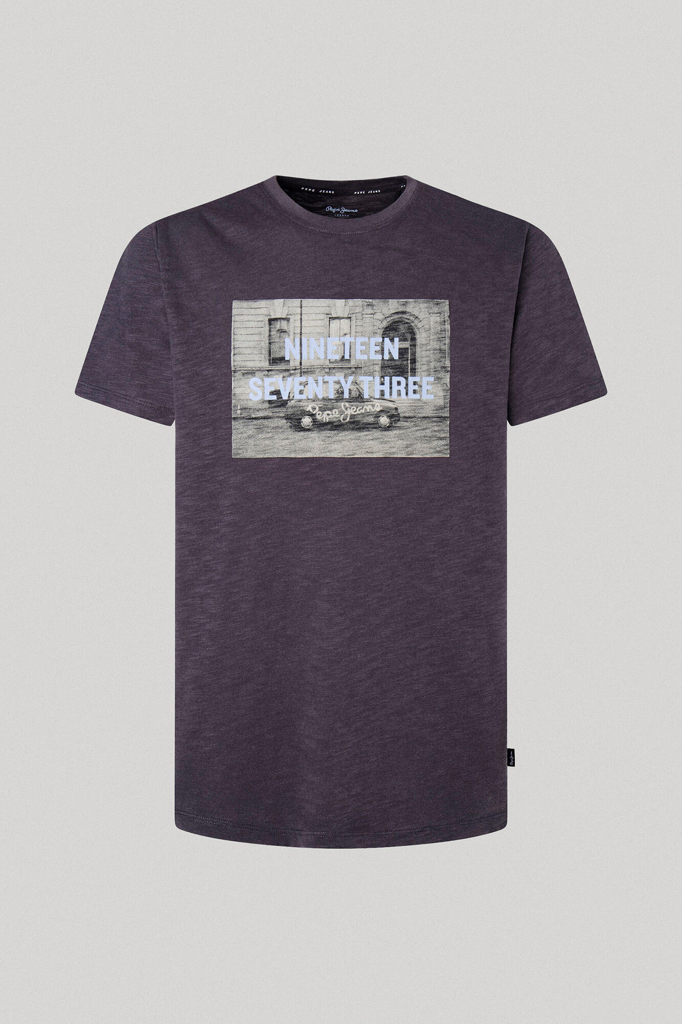 Camiseta com estampa fotográfica
