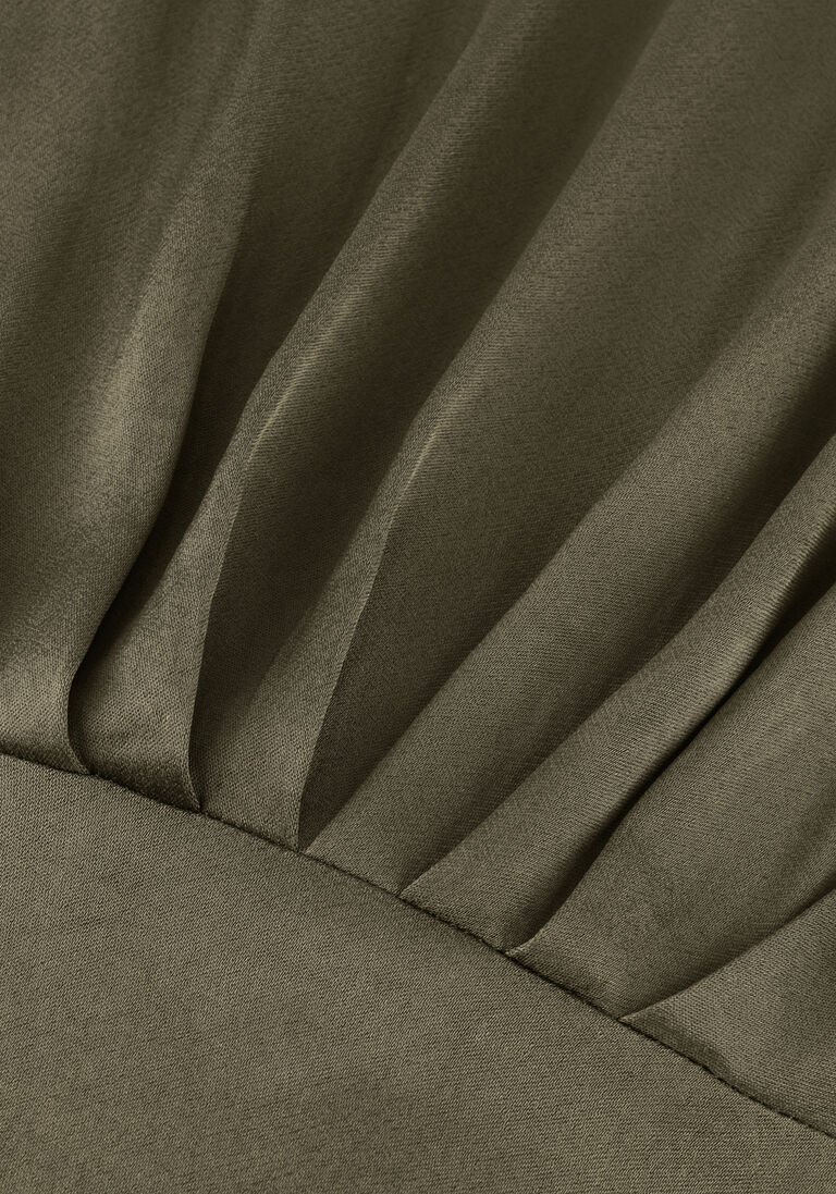 groene drykorn maxi jurk amabel