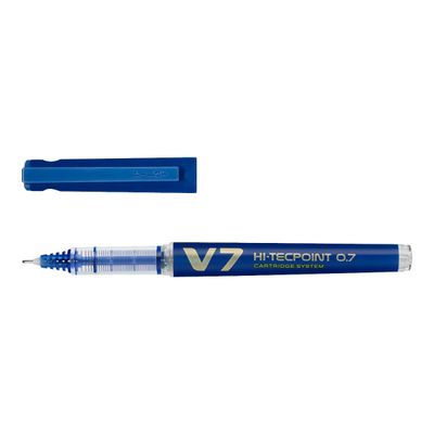 Pilot Hi-Tecpoint V7 - Roller rechargeable - 0,7 mm - bleu