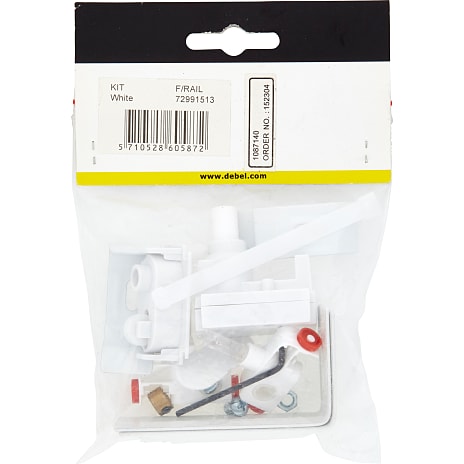 DEBEL lamelskinne kit set - hvid
