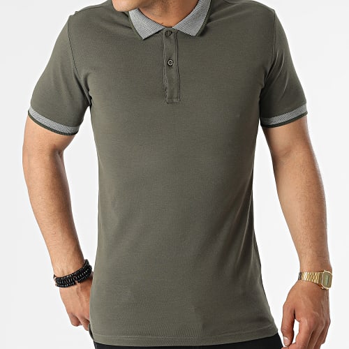 Polo Manches Courtes JP-847 Vert Kaki