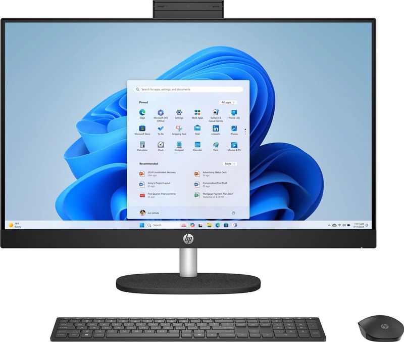 HP - 27-cr2671nd - All-In-One Desktop - 27 inch - Intel Core Ultra - 2 TB opslag - Wi-Fi 6