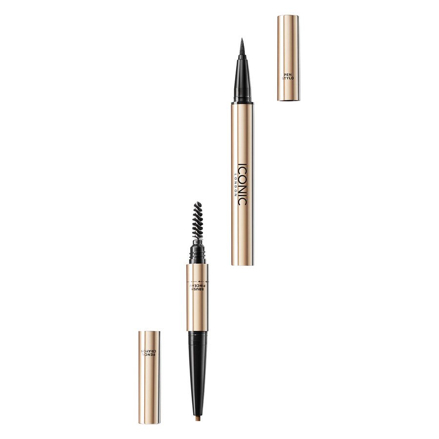 Iconic London Triple Precision Brow Definer Ash Blonde 0,1g + 0,33ml