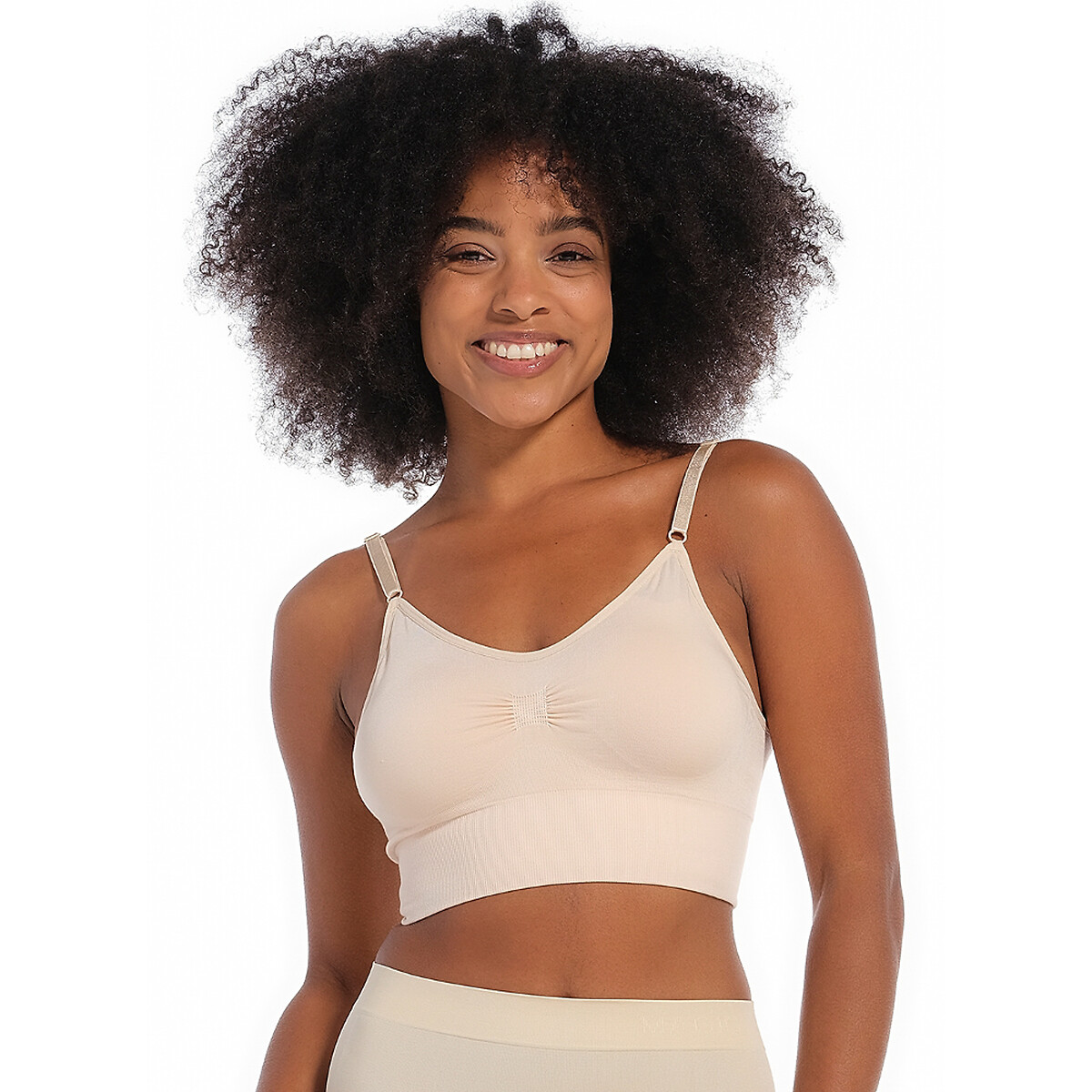 MAGIC BODYFASHION<br>Bustier de bambu com costas nuas e decote profundo nas costas