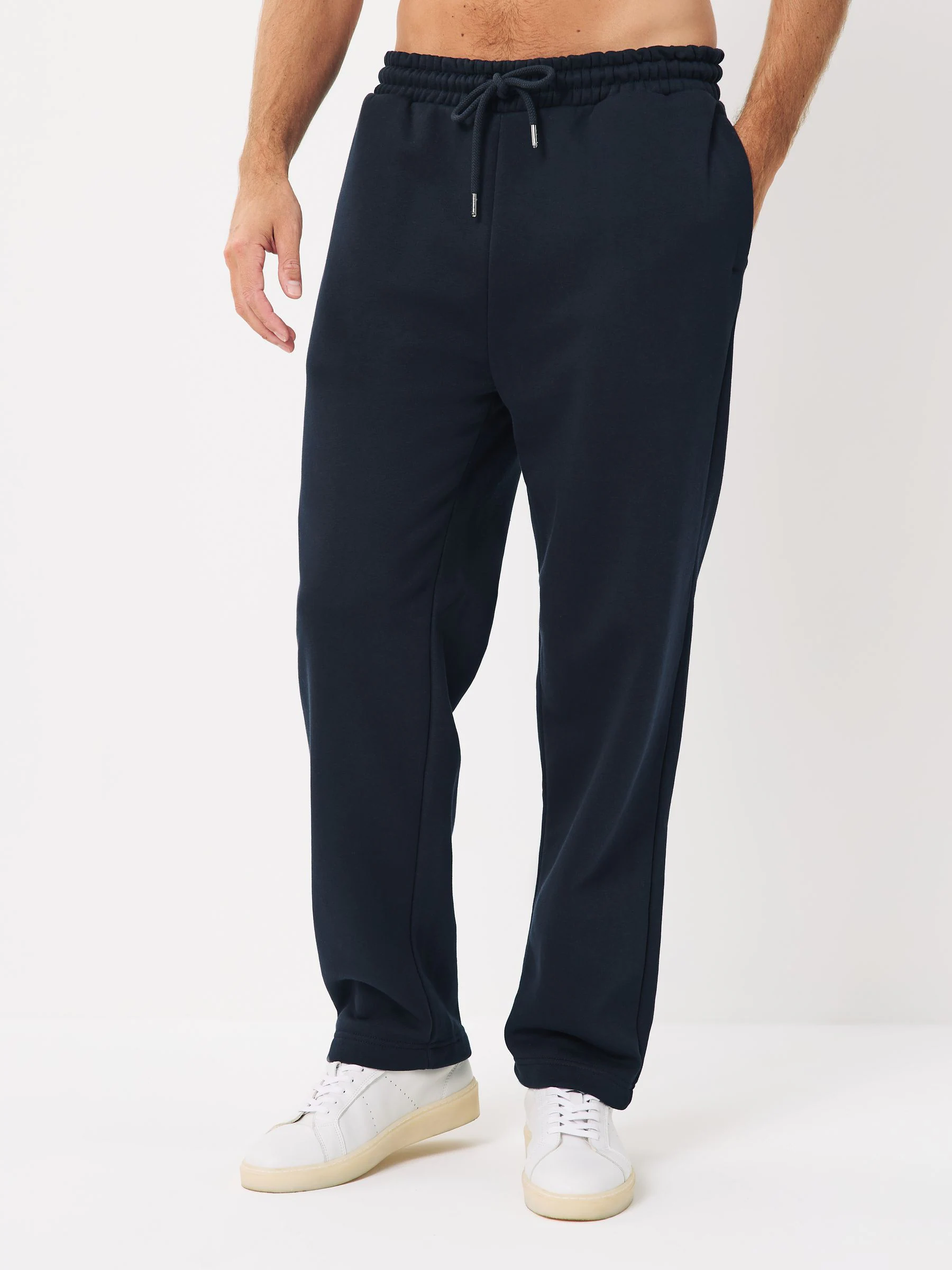 Zwart/Marineblauw/Gemêleerd grijs - Set van 3 jersey joggingbroeken met hoog katoengehalte