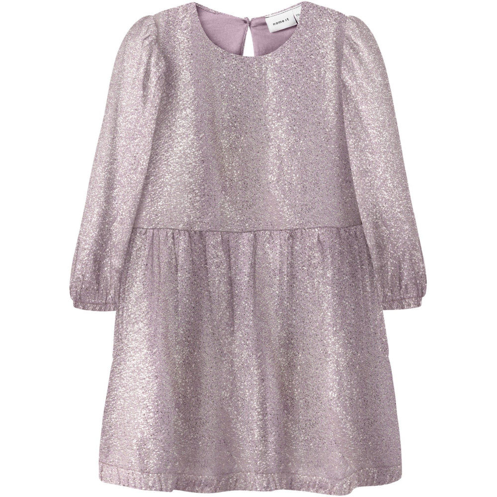 Køb Name It Keepsake Lilac Nmfrditsa Ls Dress