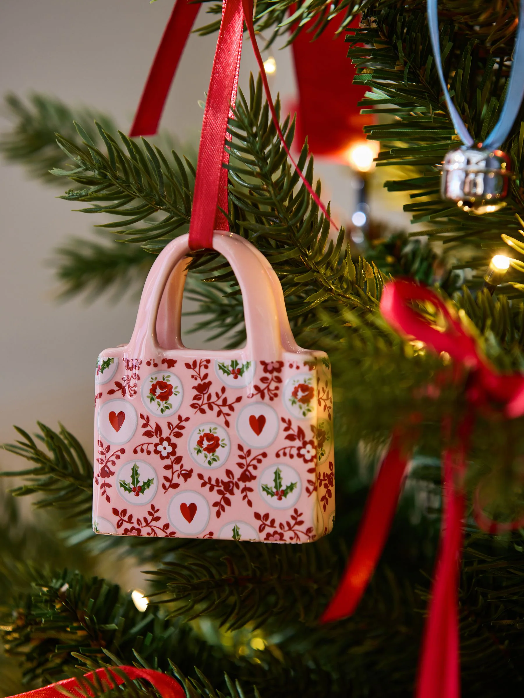 Cath Kidston Set of 3 Handbag Christmas Decorations