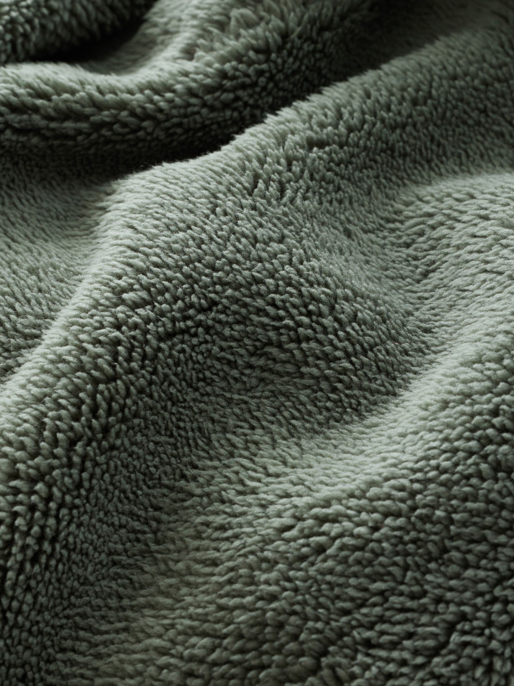 Groen - Fleece badjas (1,5-16jr)