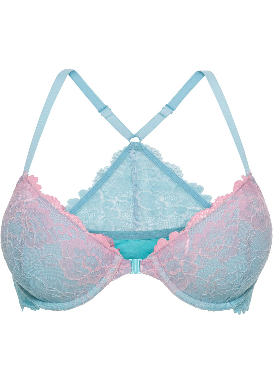 Soutien-gorge à coques et armatures fermeture devant