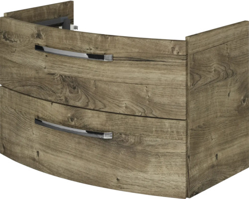Jungborn wastafelmeubel VENTITRE BxHxD 80 x 49,2 x 43 cm Frontkleur eiken ribbeck houtdecor