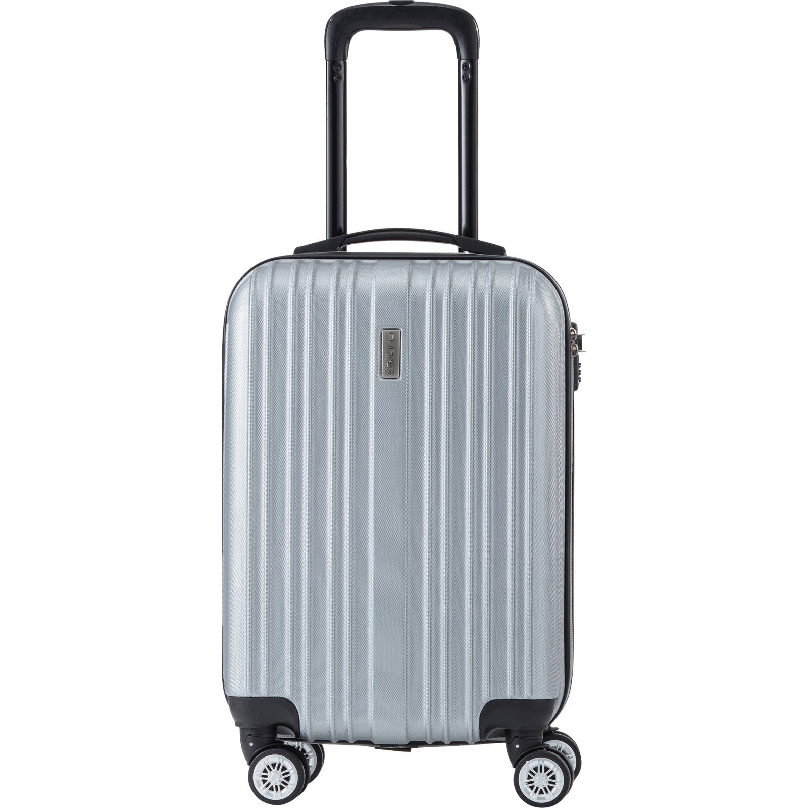 Koffer Genf M 40x64x27cm ABS silber