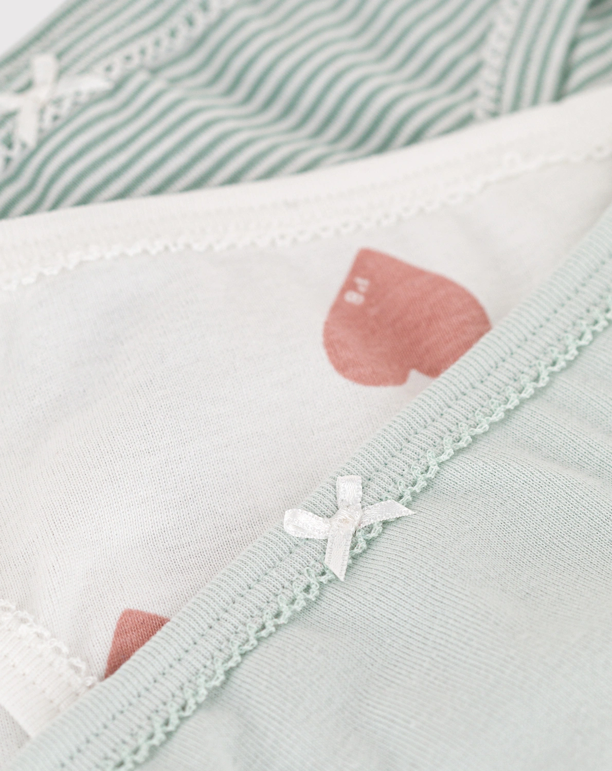 Slip HEARTS & STRIPES 3er Pack in bunt