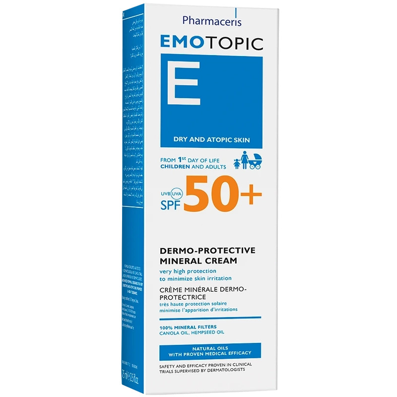 Pharmaceris E Emotopic Dermo-Protective Mineral Cream SPF 50+ - 75 ml