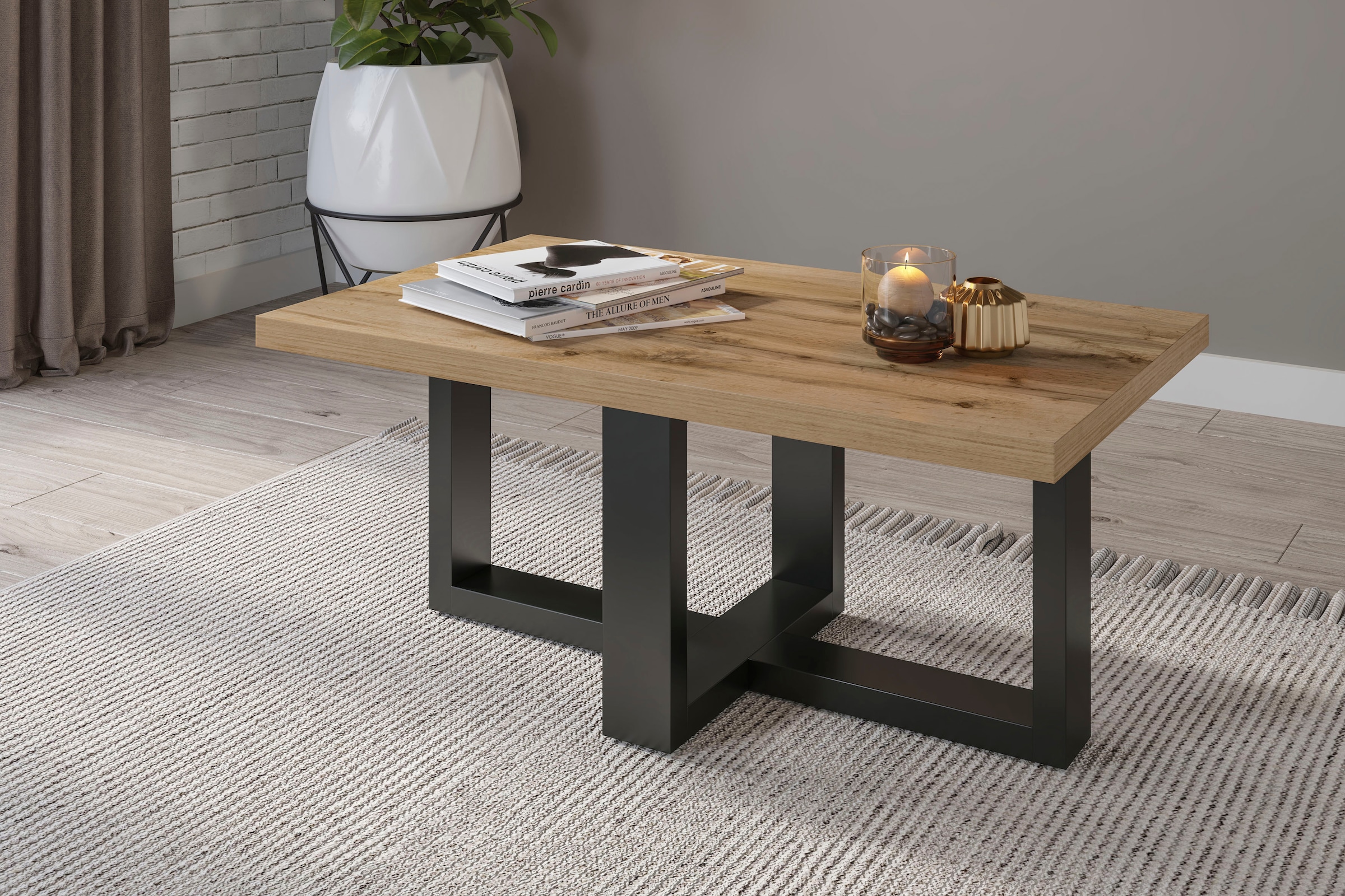 Home affaire Couchtisch »Eko« Breite 75cm bzw. 102cm