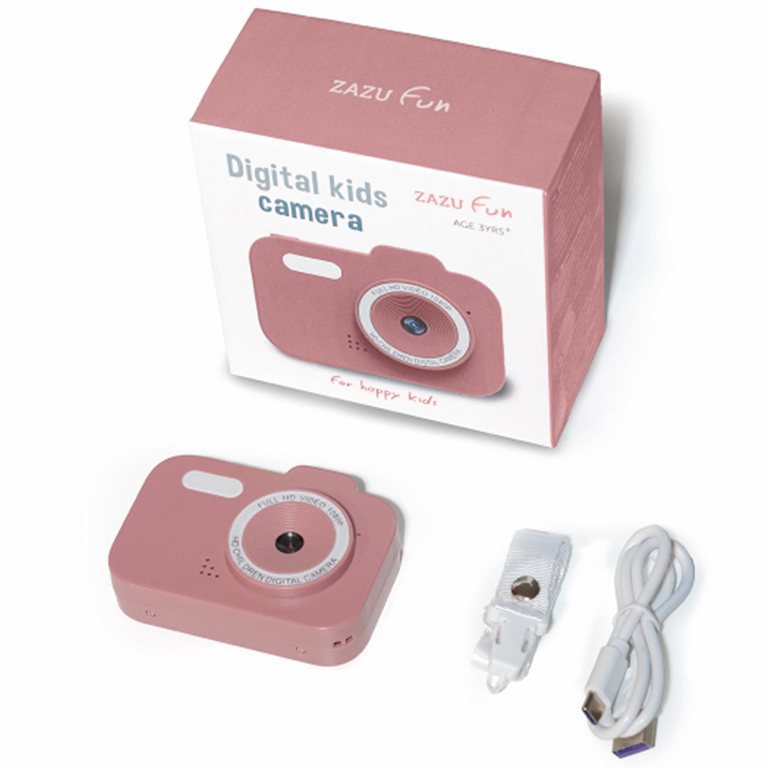 zazu kindercamera digitaal - roze