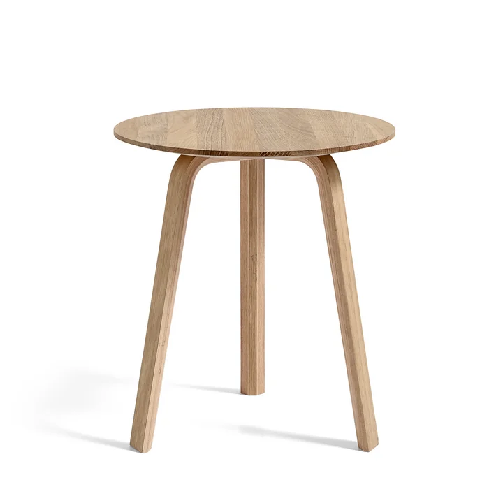 HAY - Bella Beistelltisch Ø 45 cm / H 49 cm, Eiche matt lackiert