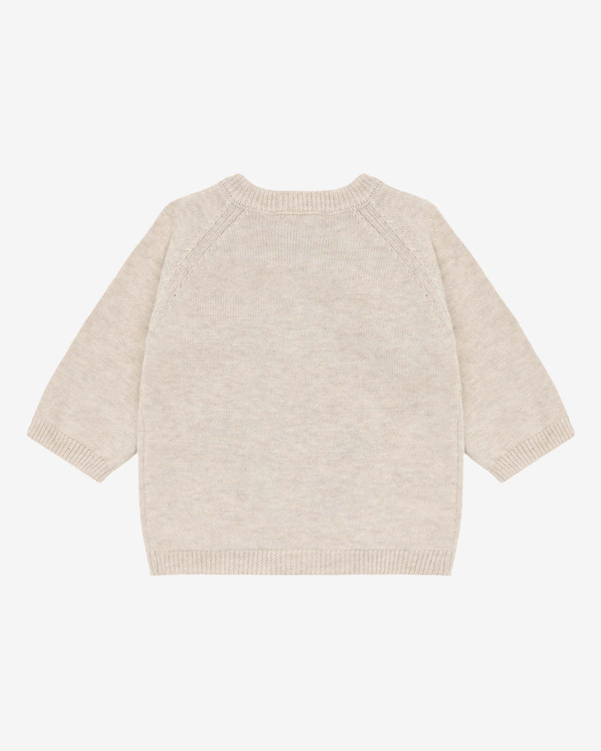 Cardigan Baby m/ Broderte detaljer – Strikket, 100% Bomull | HCCall Knit