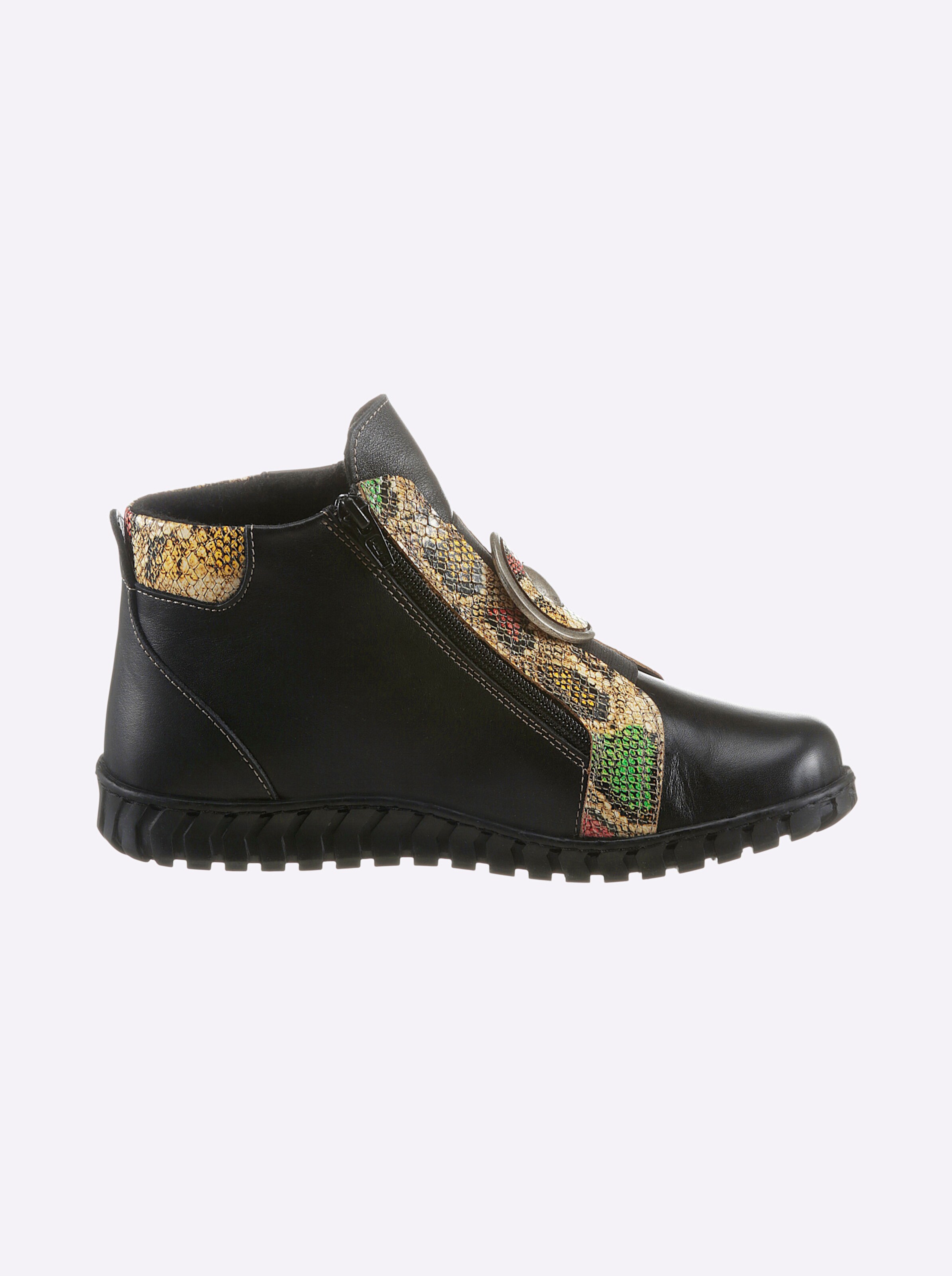 Gemini Stiefelette in schwarz