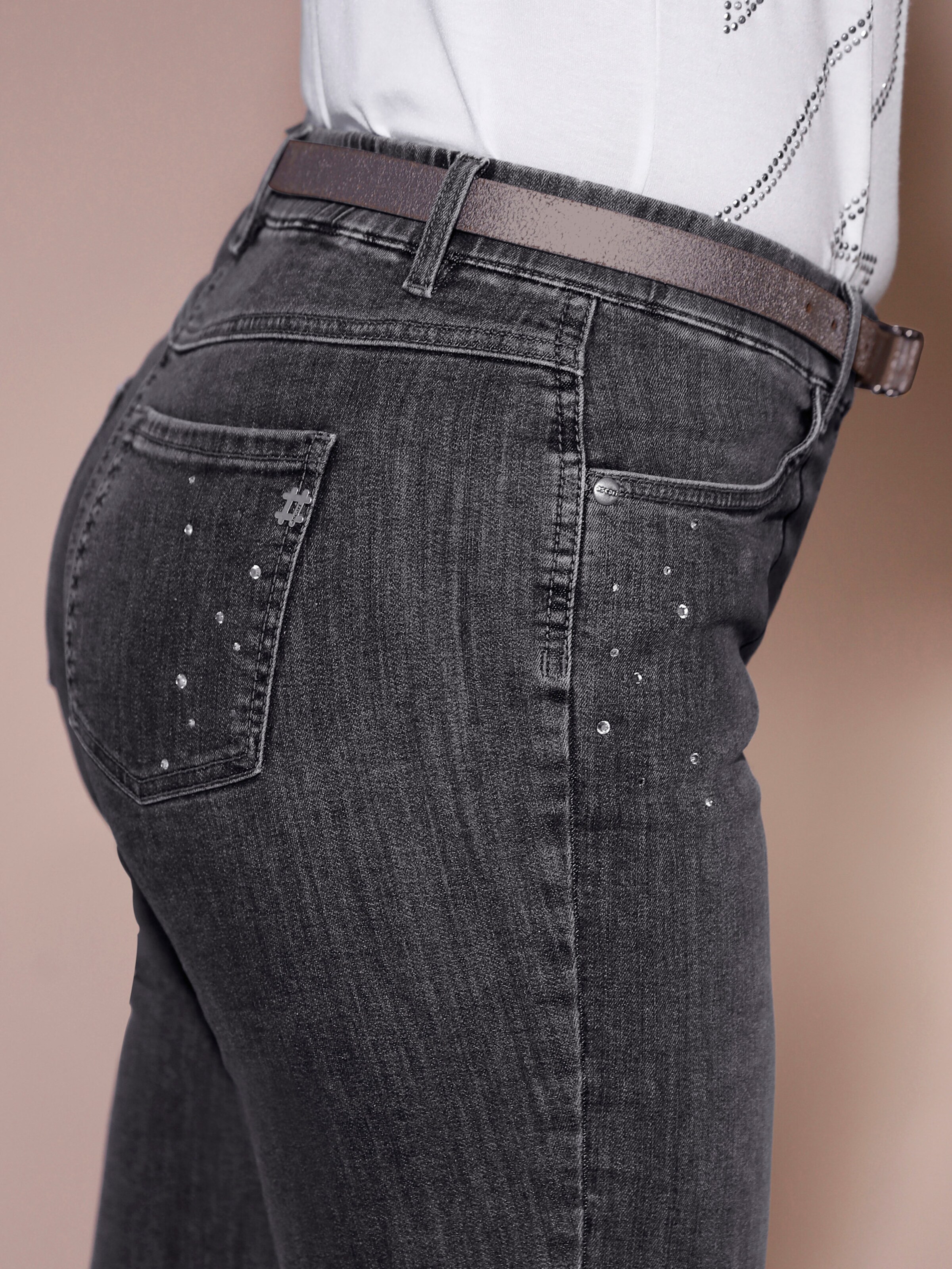 Ascari Edel-Jeans in grey denim