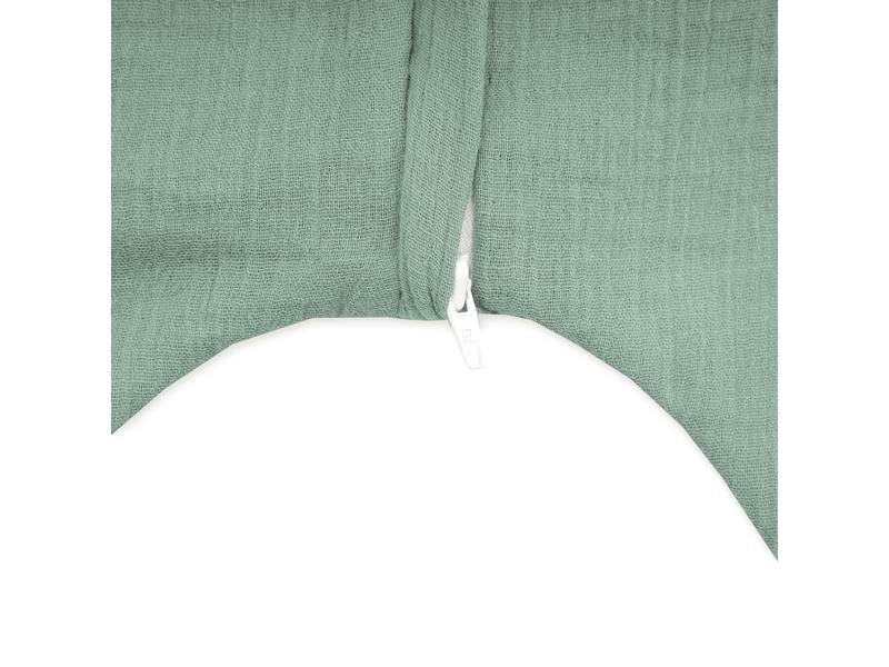 Julius Zöllner Baby-Sommerschlafsack Jumper Musselin Grün 9 Schlafoverall Jumper mit Reissverschluss
