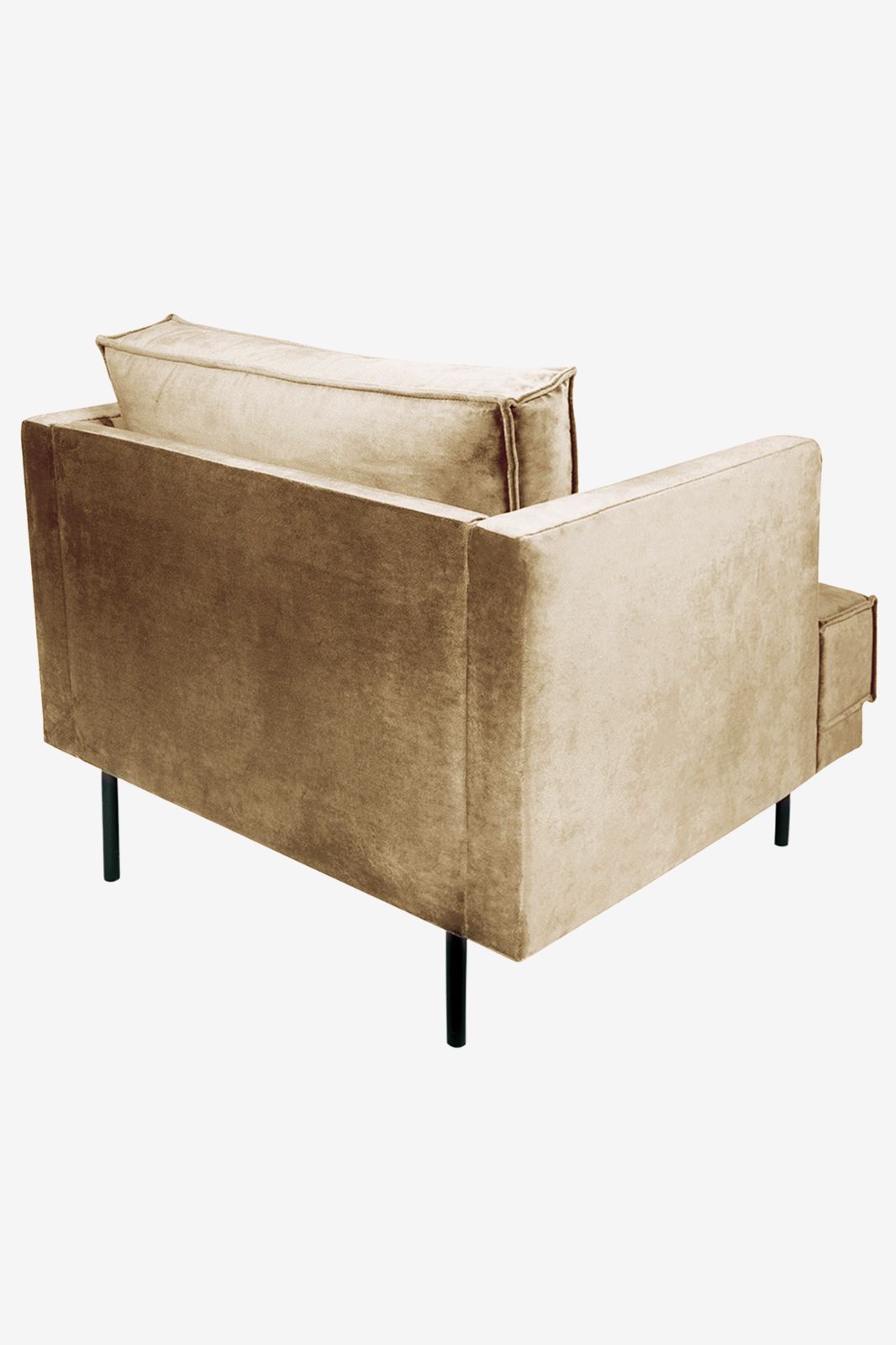 The Duchess velvet loveseat sand