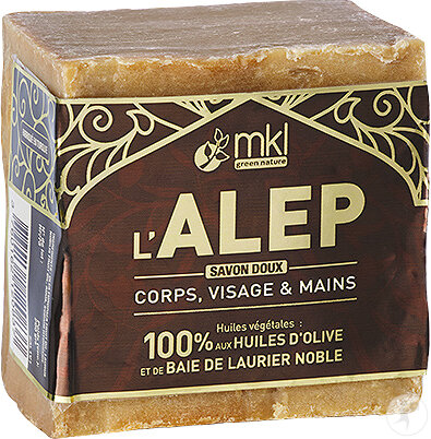 MKL Green Nature L'Alep Savon Solide Doux Corps/Visage/Mains Bio 200g