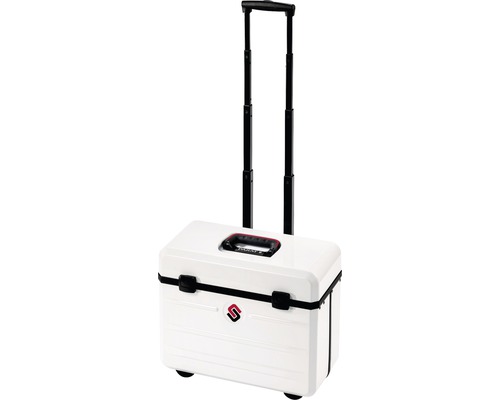 Lege Parat PARADOC TronX witte pilotenkoffer, op wielen, 29 liter