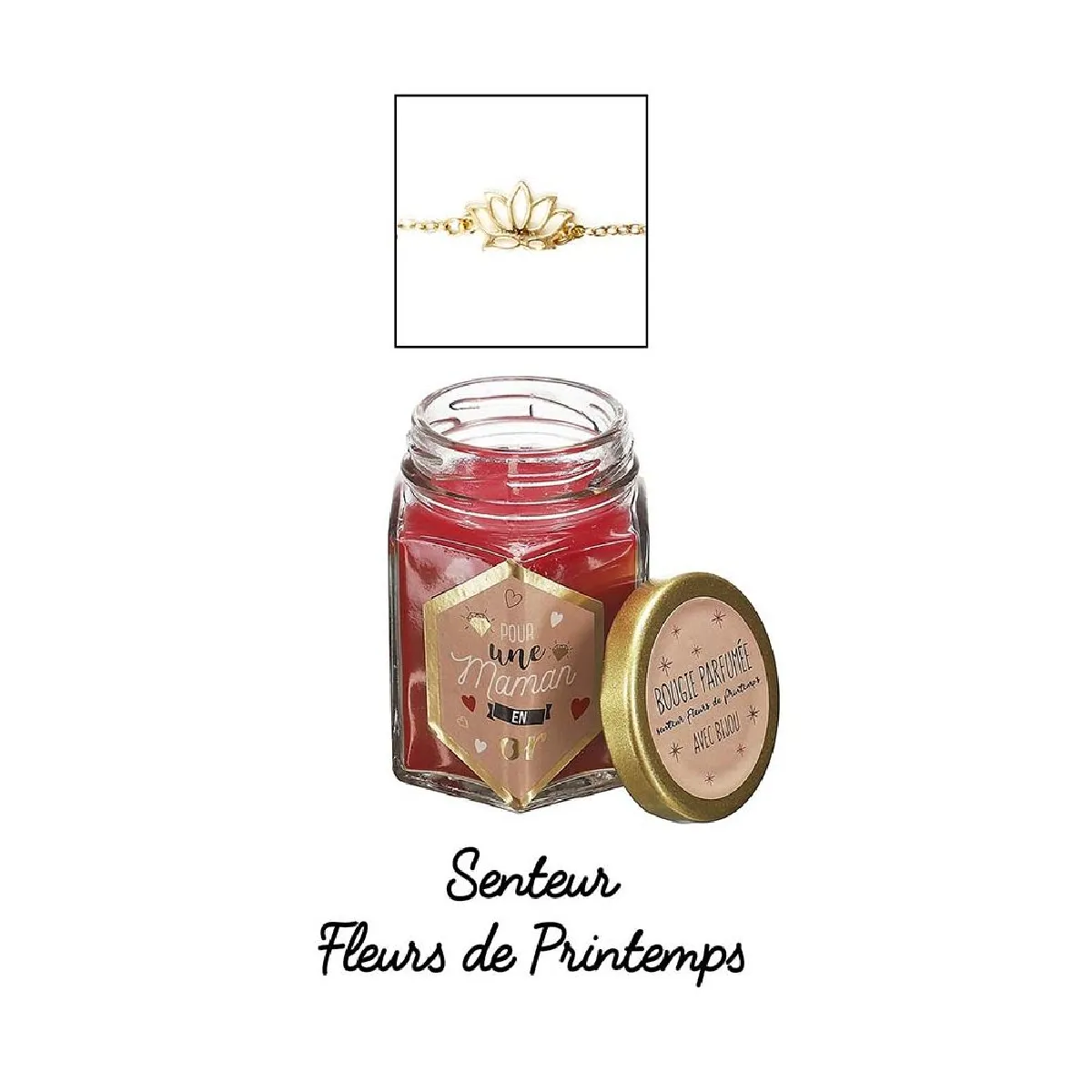 Bougie parfumée Fleur de printemps - THE CONCEPT FACTORY
