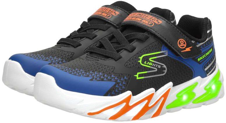 Skechers S Lights: Flex-Glow Bolt zwart