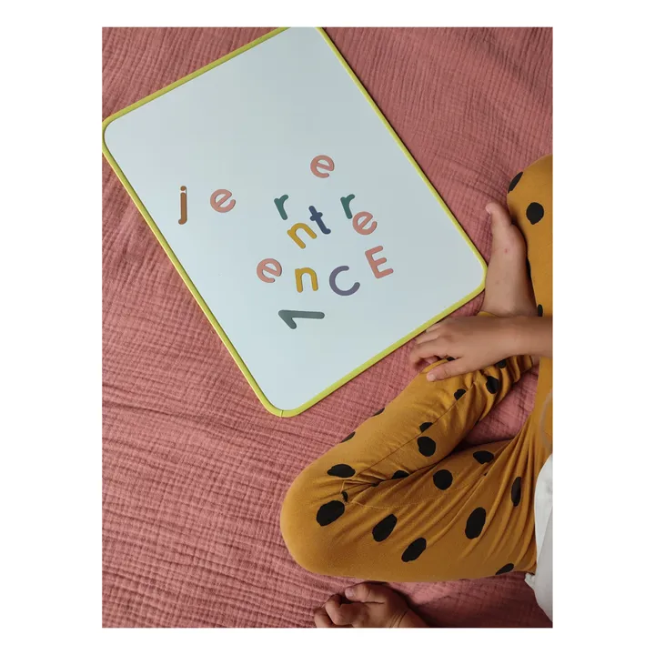 Ma Cabane à rêves Alphabet magnétique - 125 Lettres Scriptes