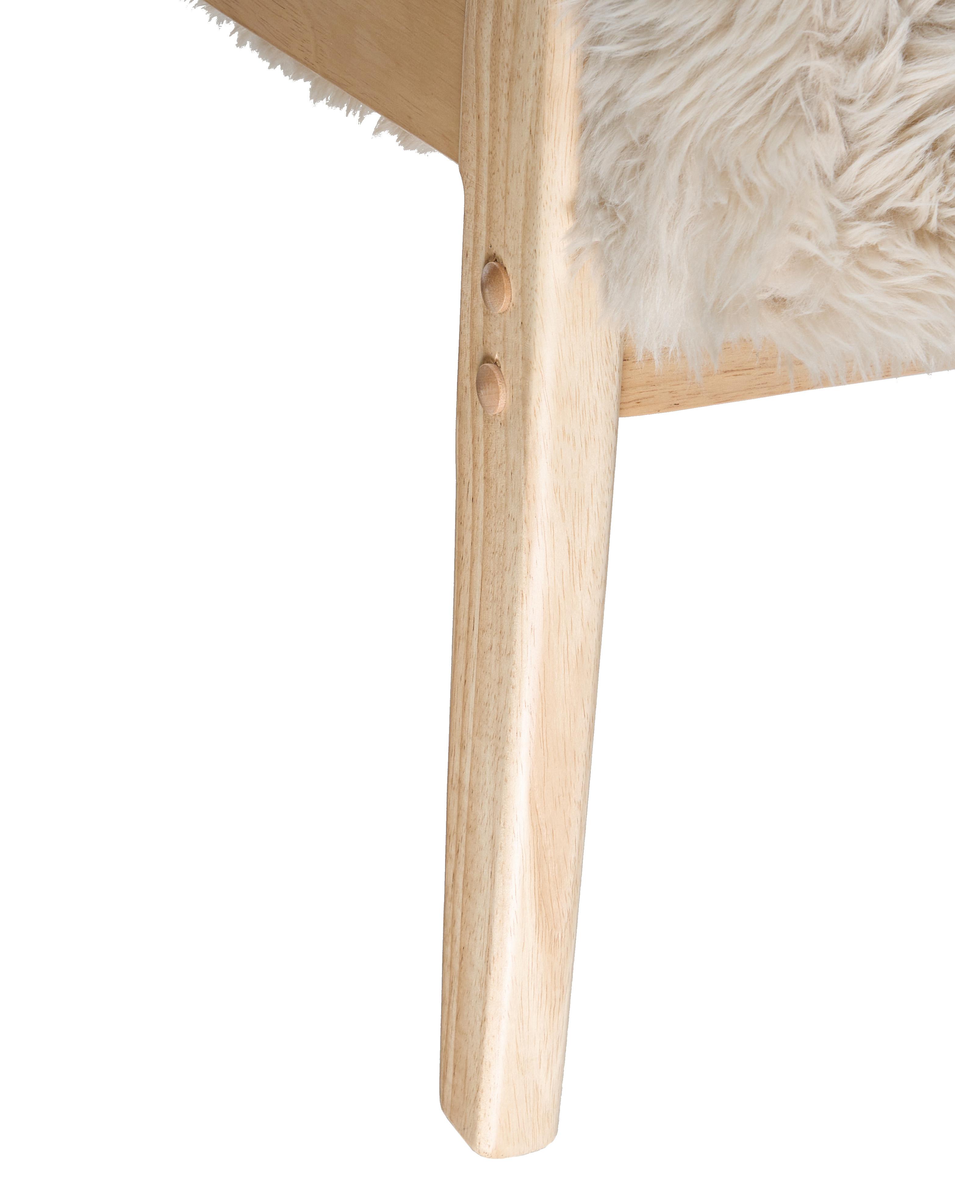 Fauteuil LEKNES Nepbont Lichtbeige