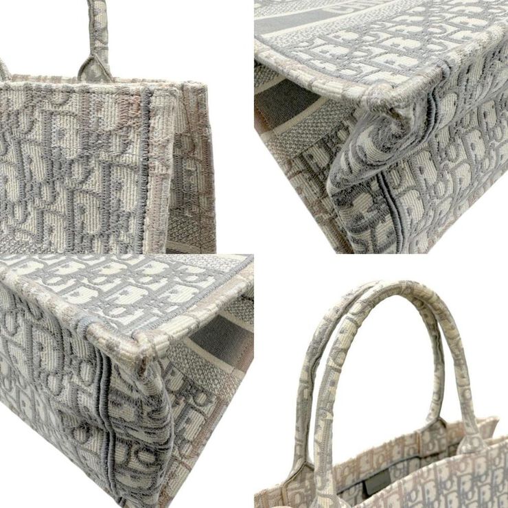 Dior Vintage Dior Book Tote Grey