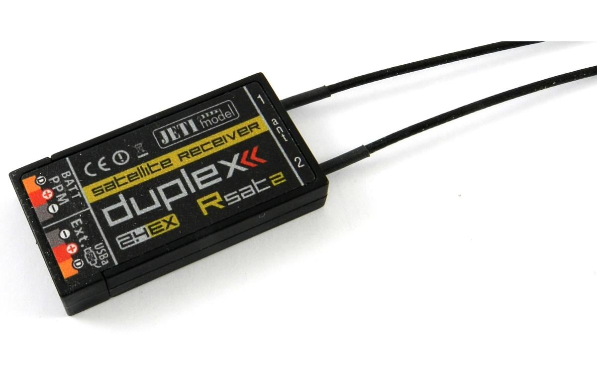 Satellitenempfänger Duplex Rsat 2 2.4 GHz EXDuplex 2.4 GHz EX Satellitenempfänger mit EX Bus Unterstützung