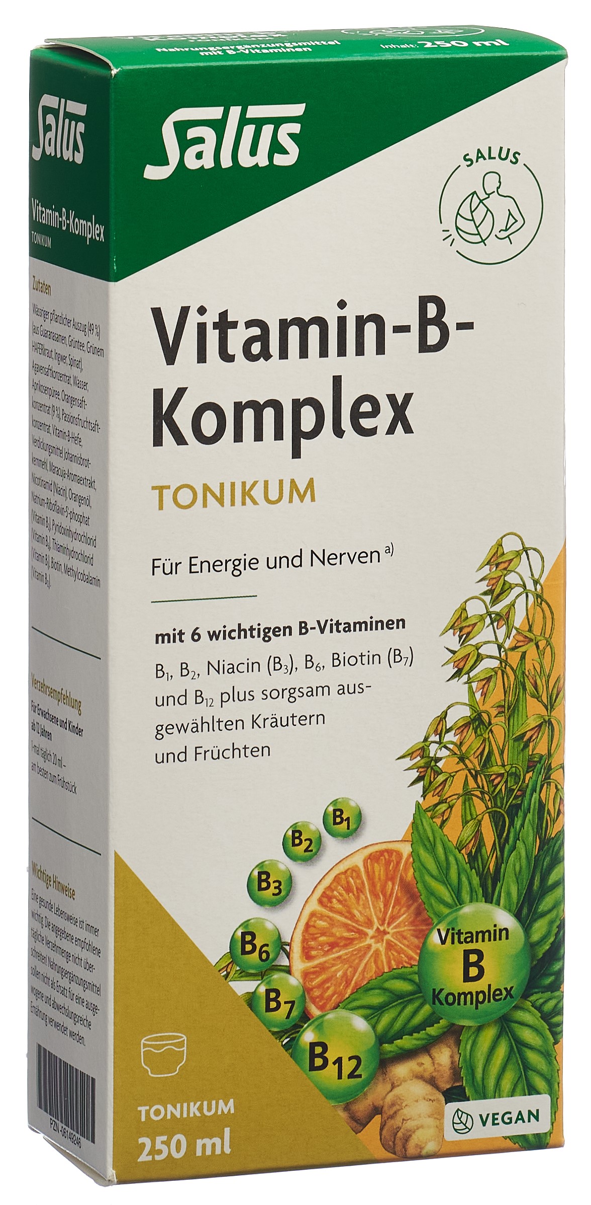 SALUS Vitamin-B-Komplex<br>250 ml, Flasche, Tonikum