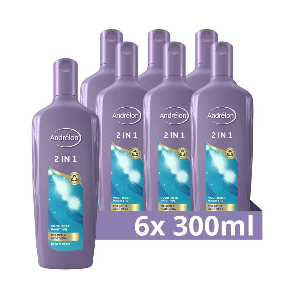 2 in 1 shampoo & conditioner - 6 x 300 ml