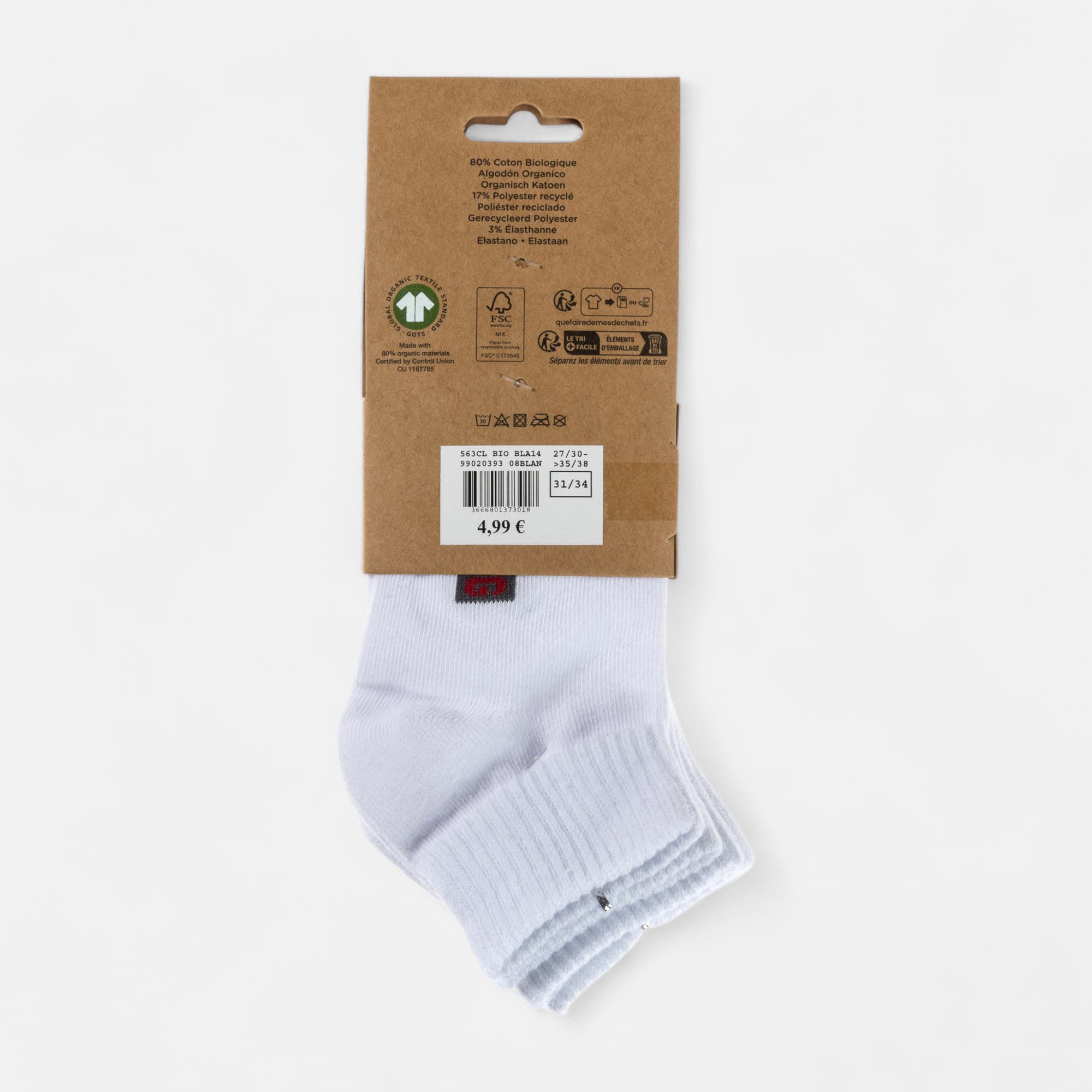 Chaussettes Enfant blanc