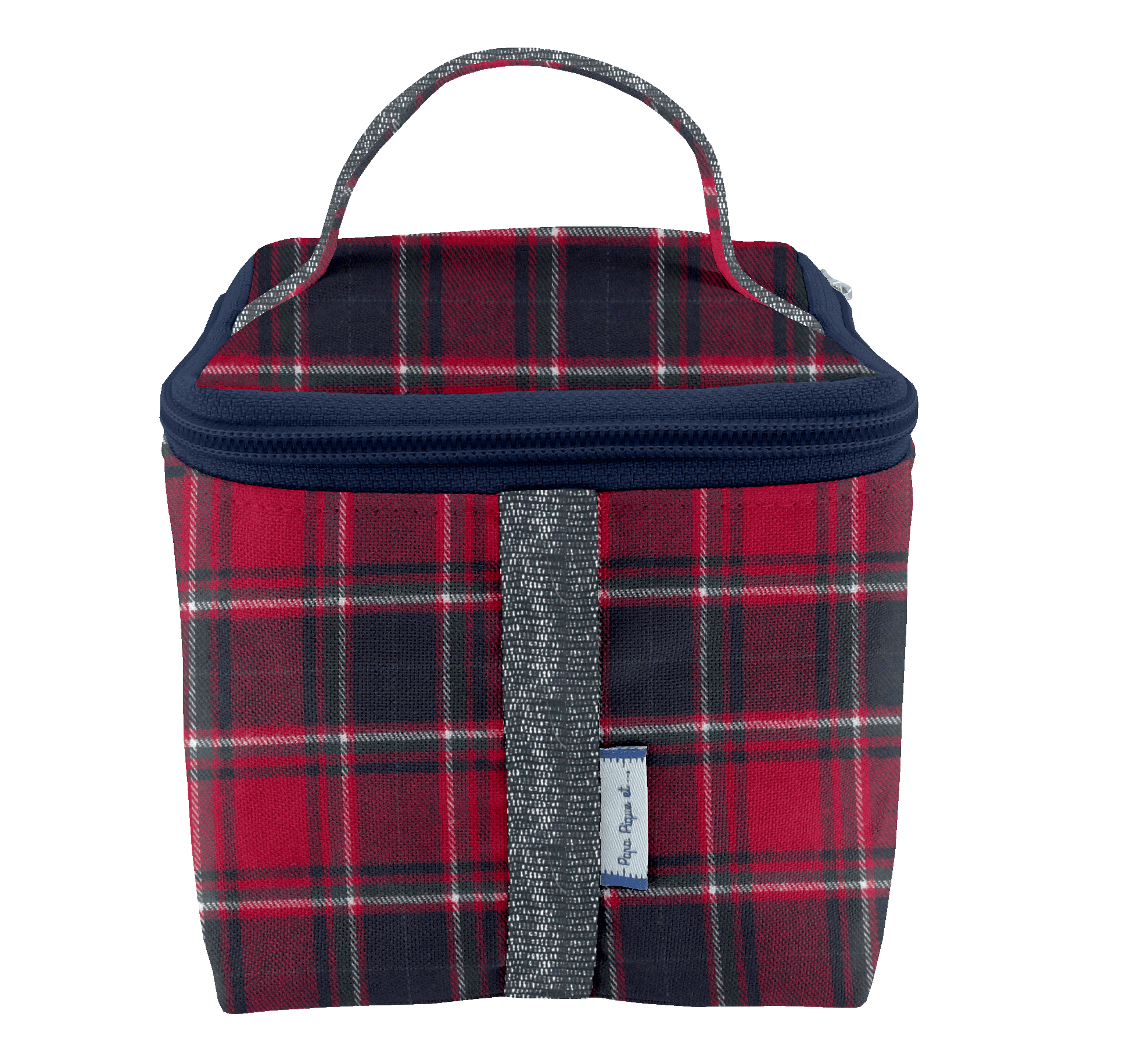 Petit Vanity Tartan Rouge
