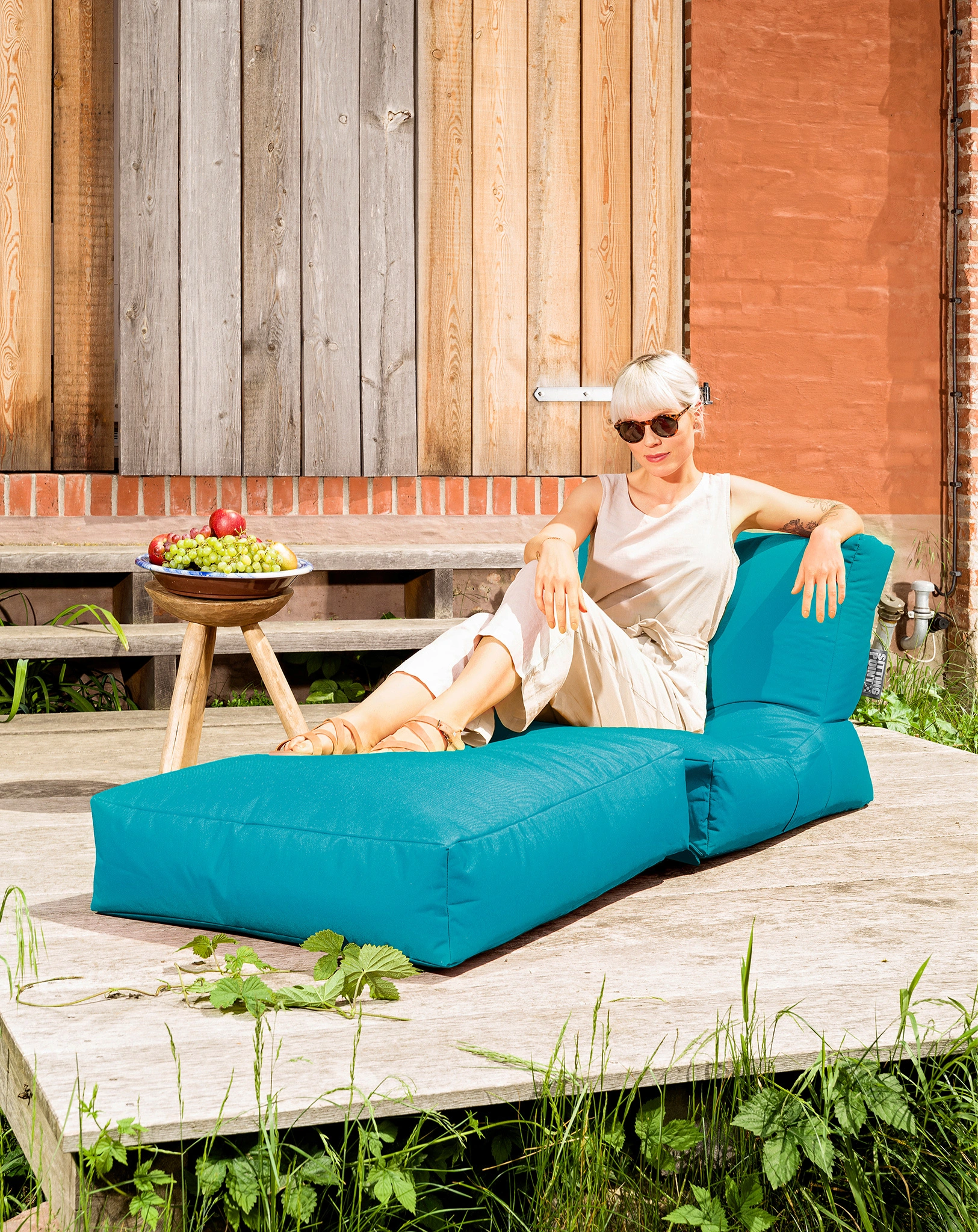 Sitzsack Twist SCUBA (Farbe: petrol)