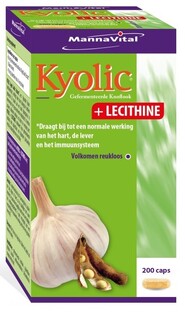 MannaVital Kyolic   Lecithine Capsules 200CP