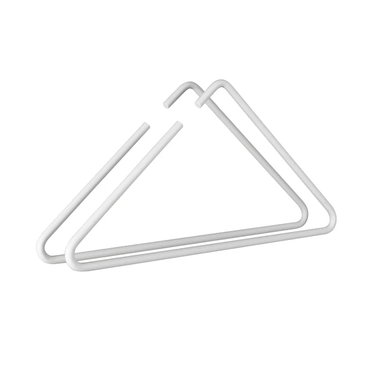 HANA - 3ECKE Kleiderbügel, weiss (2er-Set)