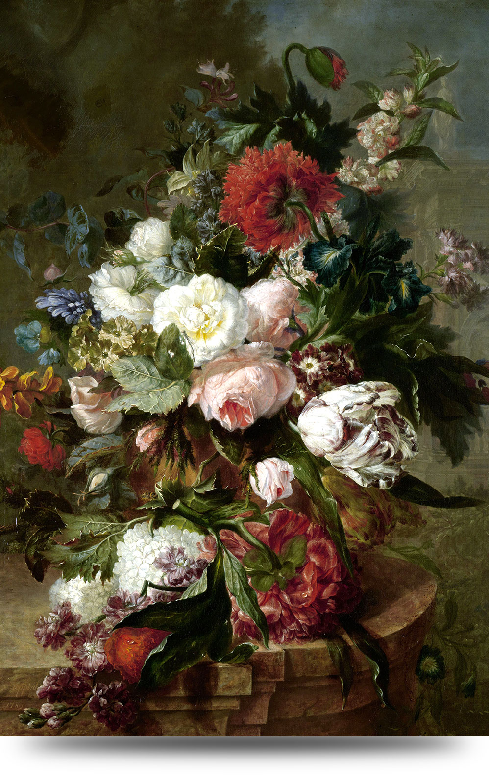 Bloemstillevens Rijksmuseum - Canvas schilderijen 6 - 100 x 150 cm