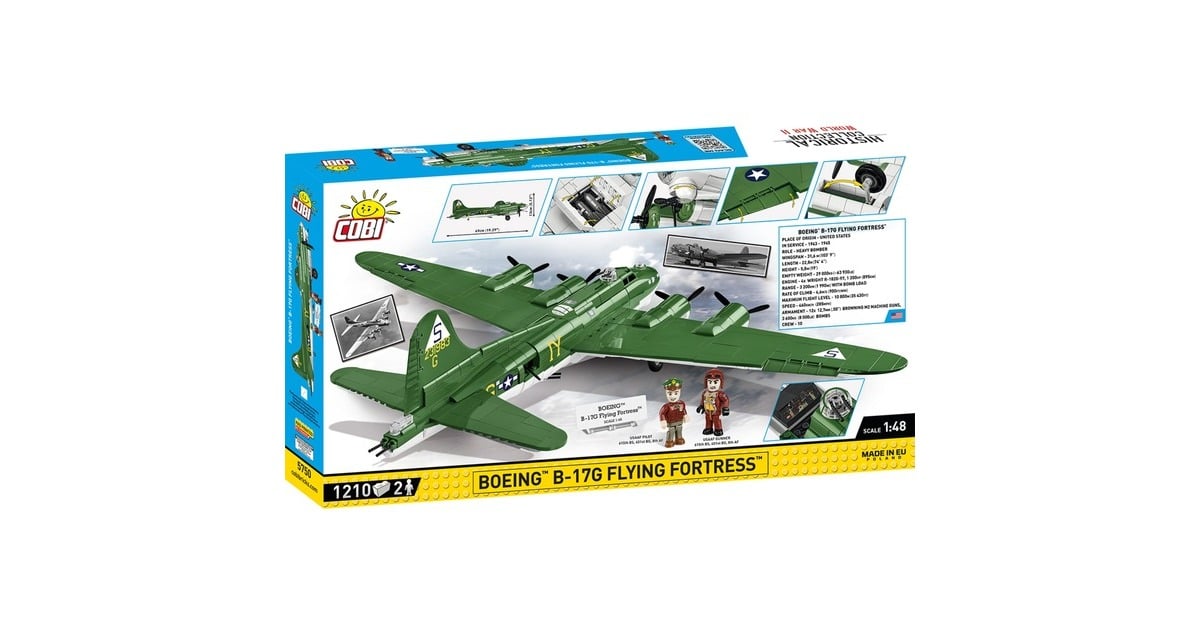 COBIHistorical Collection - Boeing B-17G Flying Fortress Constructiespeelgoed  (Schaal 1:48)