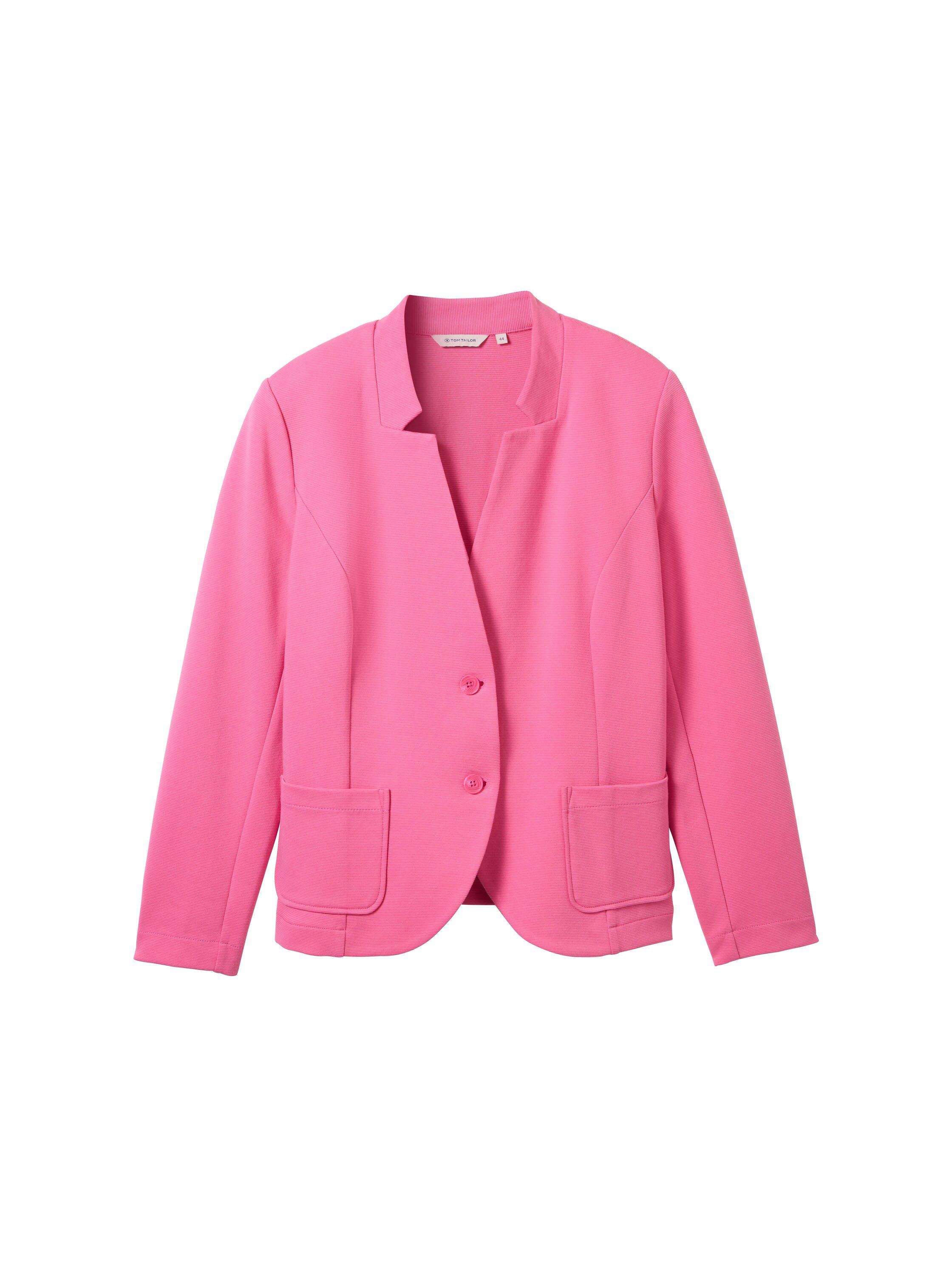 Blazer in taillierter Form, mit Ottoman-Struktur