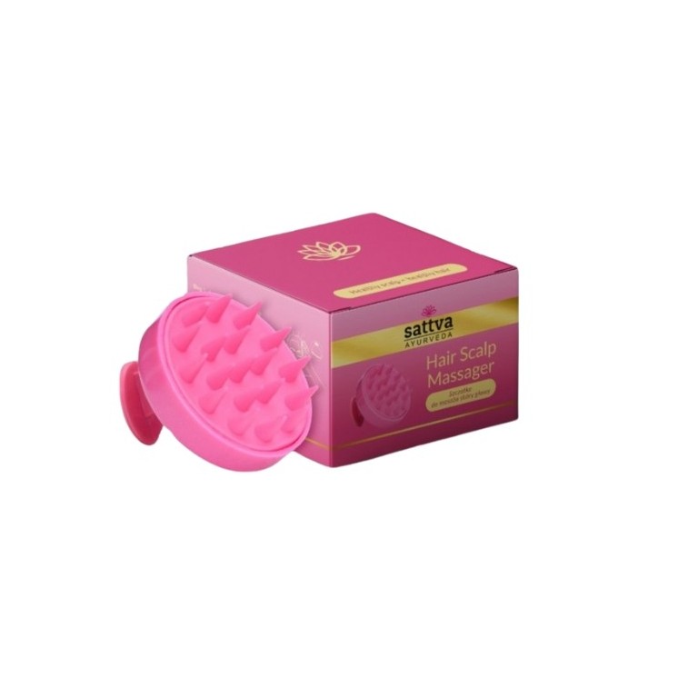 Sattva Ayurveda Kopfhautmassagegerät Rose 1 Stück