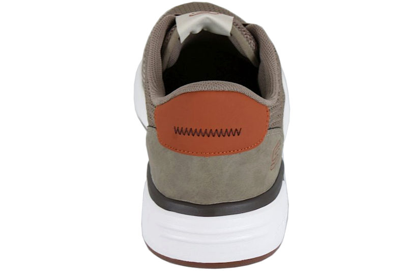 SKECHERS CORLISS-DORSET SNEAKERS I GRØNT TEKSTIL
