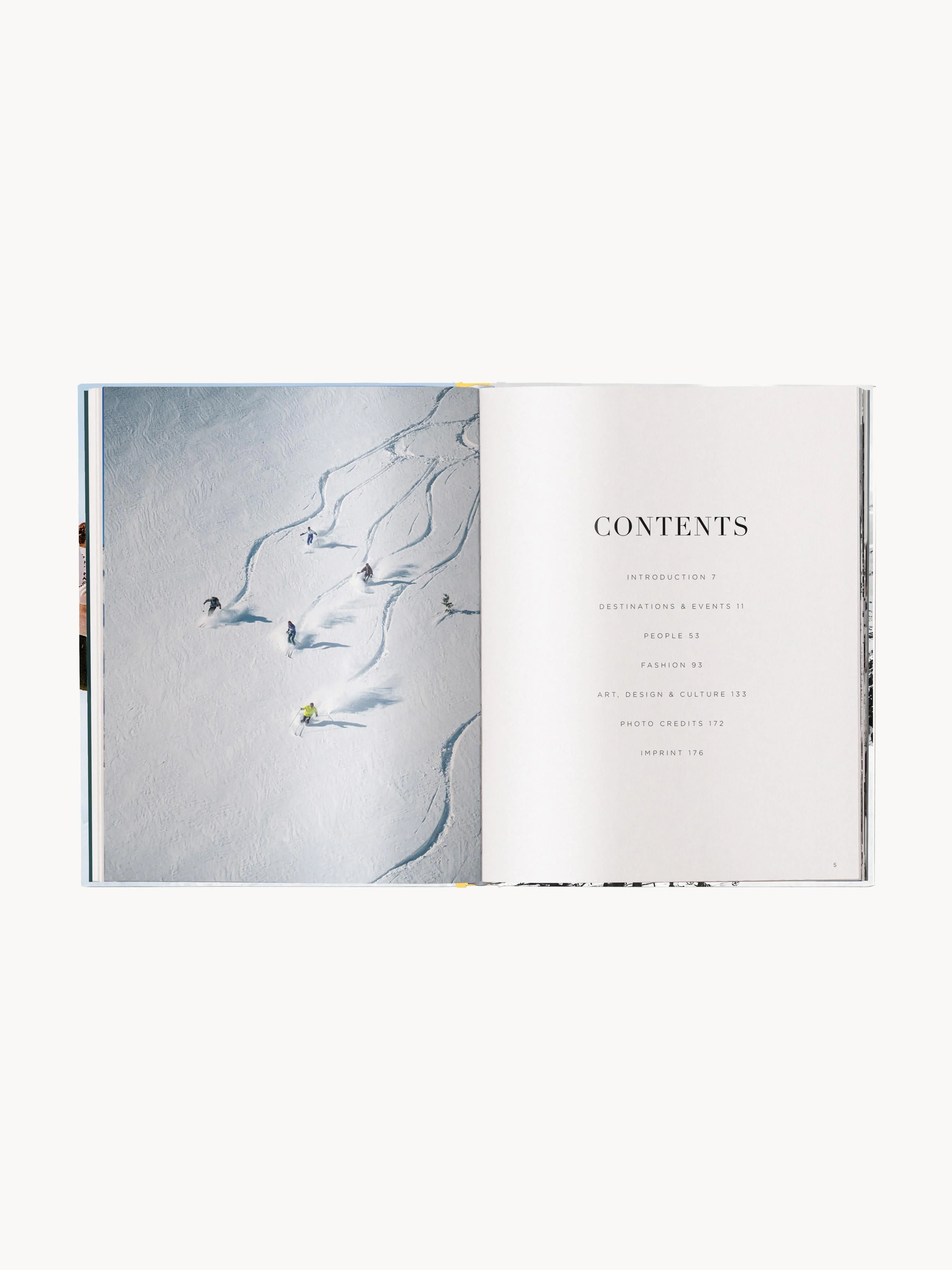 Geïllustreerd boek The Stylish Life - Skiing