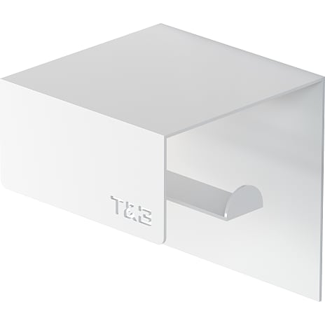 T&B toiletrulleholder - mat hvid