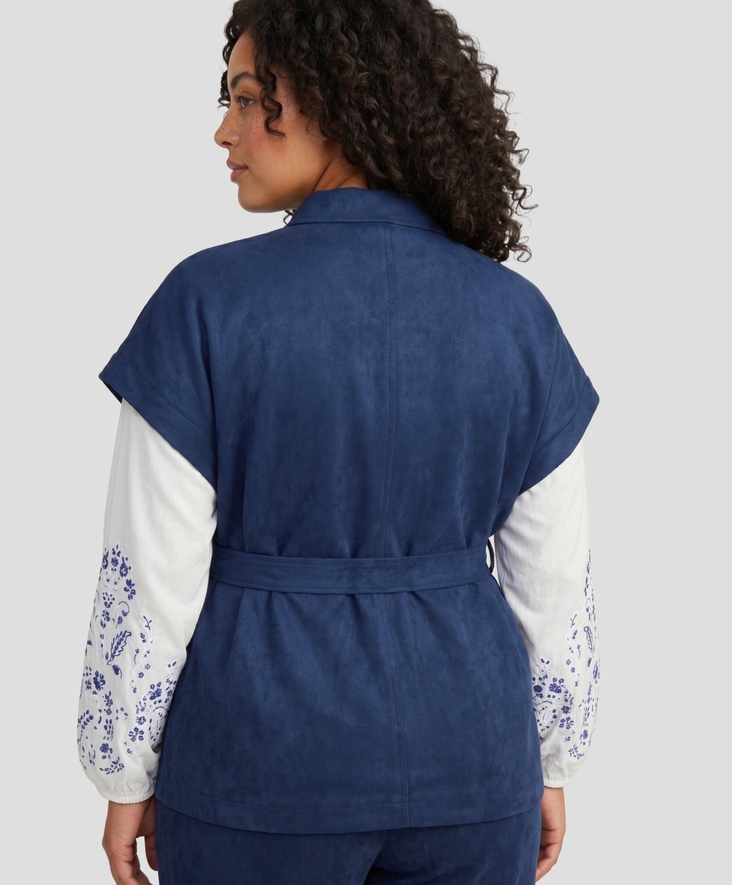 Exxcellent Dames gilet blauw